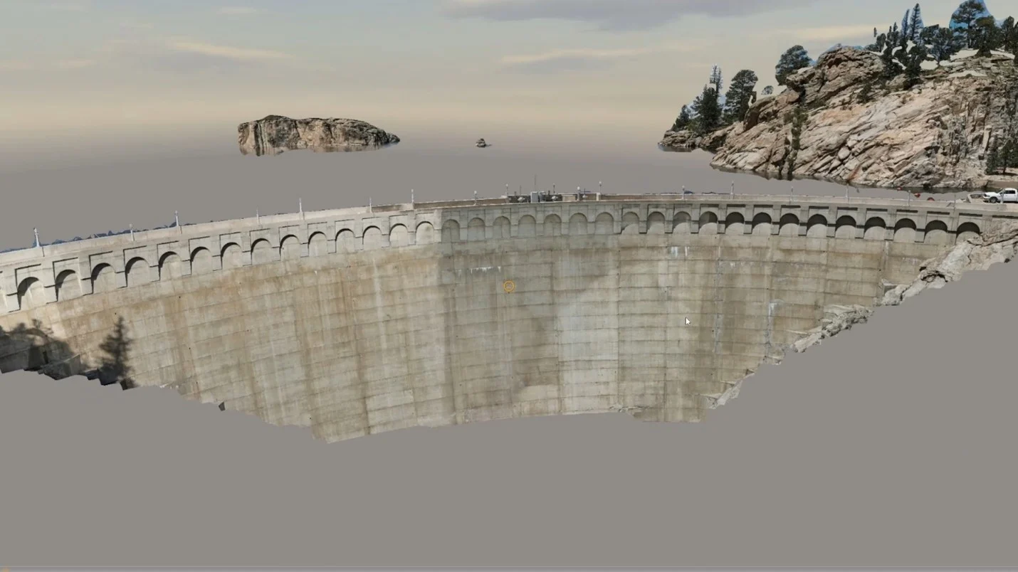 Chuyển đổi không gian sang 2D theo phần tử hữu hạn giúp chủ đập tương tác, định lượng và theo dõi các hư hỏng trên bê tông dễ dàng.