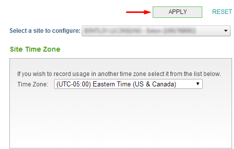 Nút Apply để lưu lại cài đặt trên SELECTserver