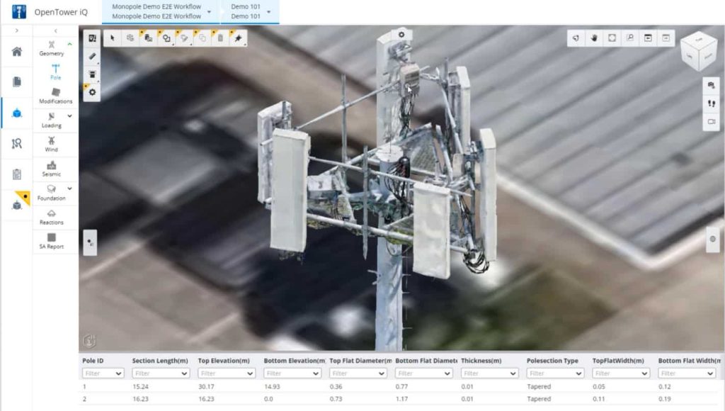 Hình ảnh mô phỏng giải pháp Digital Twin cho trạm thu phát sóng viễn thông
