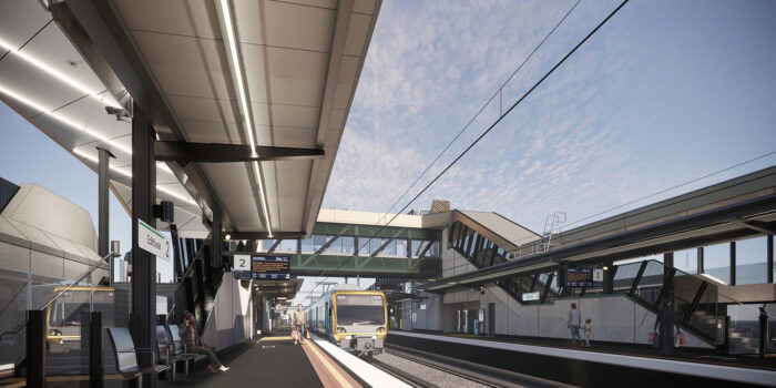 Nhà ga hiện đại – Điểm nhấn dự án nâng cấp hạ tầng đường sắt Melbourne nhờ ứng dụng SYNCHRO.